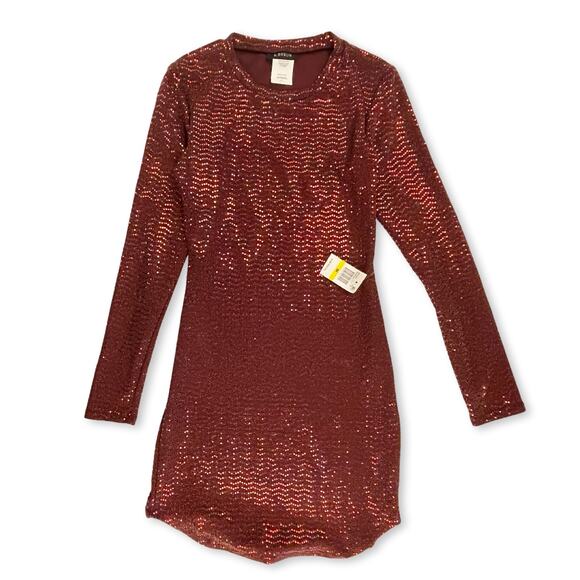 B. Darlin Red Sequin Mini Dress Women M Y2K Vintage NWT - Picture 2 of 10
